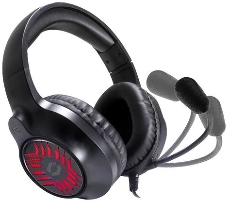 SpeedLink TYRON Gamer Over Ear headset Vezetékes Stereo Fekete, RGB Headset, Hangerő szabályozás, Mi 8. kép
