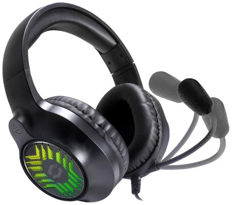 SpeedLink TYRON Gamer Over Ear headset Vezetékes Stereo Fekete, RGB Headset, Hangerő szabályozás, Mi 9. kép