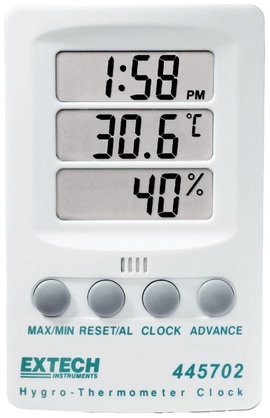 Extech 445702 Hőmérséklet- és légnedvesség mérő Fehér