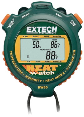 Extech Extech HW30 #####Feuchtigkeits-/Temperatur-Stoppuhr 1 % rF 99 % rF