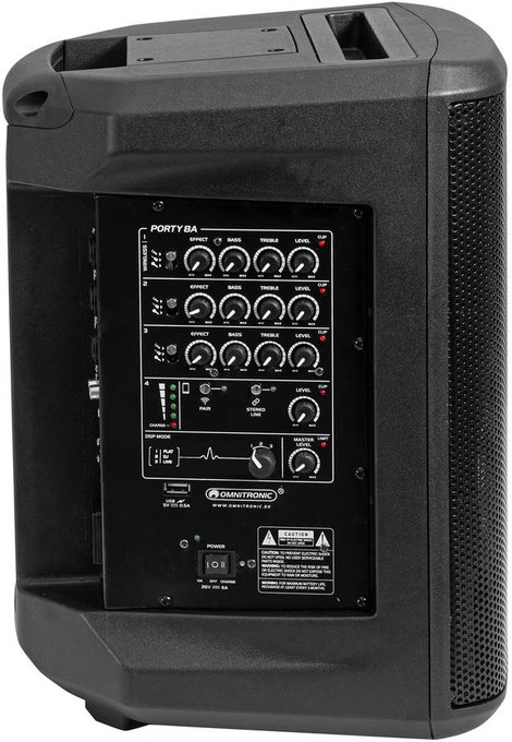 Omnitronic Porty-8A Buli hangfal Akkuról üzemeltetett 1 db 11. kép