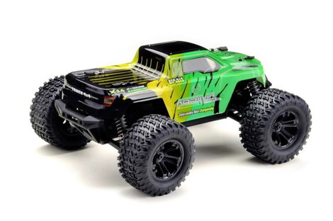 Absima MINI AMT Sárga, Zöld Brushed 1:16 RC modellautó Elektro Monstertruck RtR 2,4 GHz 2. kép