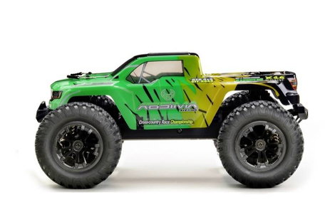 Absima MINI AMT Sárga, Zöld Brushed 1:16 RC modellautó Elektro Monstertruck RtR 2,4 GHz 4. kép