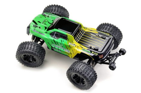 Absima MINI AMT Sárga, Zöld Brushed 1:16 RC modellautó Elektro Monstertruck RtR 2,4 GHz 5. kép