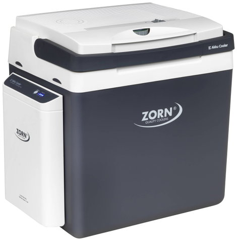 ZORN Cooler Z 26 LNP 7,8 Ah Hűtő- és fűtő láda EEK: D (A - G) Termoelektromos 12 V, 230 V DC/AC Feke