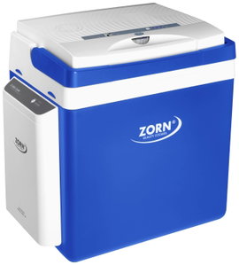 ZORN Cooler Z 26 LNE 7,8 Ah Hűtőláda EEK: E (A - G) Termoelektromos 12 V, 230 V DC/AC Kék-fehér 25 l
