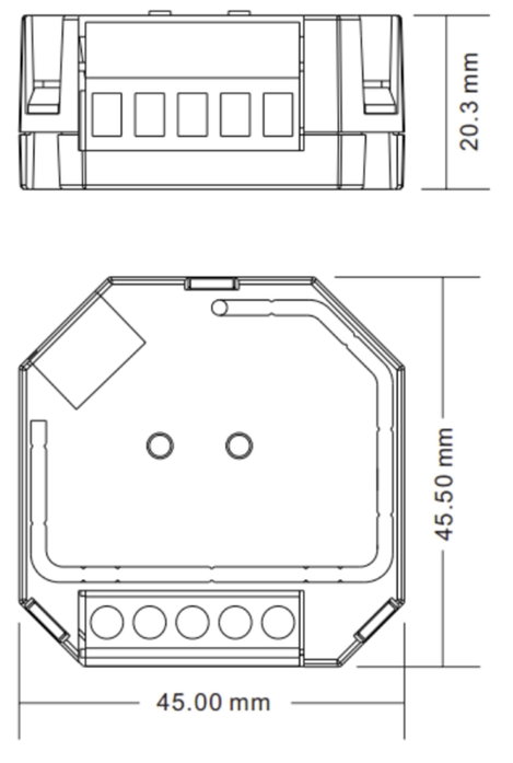 Deko Light 843340 Dimmer vevő 1 db 3. kép