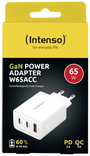 Intenso W65ACC GaN USB-s töltőkészülék 65 W Beltér Kimeneti áram (max.) 3.25 A Kimenetek száma: 3 x 2. bélyegkép