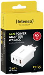 Intenso W65ACC GaN USB-s töltőkészülék 65 W Beltér Kimeneti áram (max.) 3.25 A Kimenetek száma: 3 x 3. bélyegkép