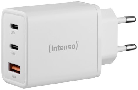 Intenso W65ACC GaN USB-s töltőkészülék 65 W Beltér Kimeneti áram (max.) 3.25 A Kimenetek száma: 3 x 4. kép