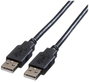 Roline USB kábel USB 2.0 USB-A dugó, USB-A dugó 0.80 m Fekete Árnyékolt 11.02.8908 bélyegkép