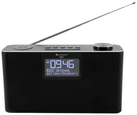 soundmaster DAB700SW Asztali rádió DAB+, URH Bluetooth®, AUX, DAB+, URH, SD, USB Ébresztő funkció, K