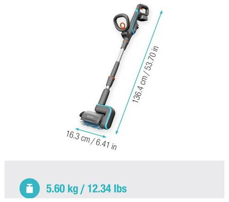GARDENA AquaBrush Universal P4A 14842-20 Akkus multi tisztító 18 V 2. kép