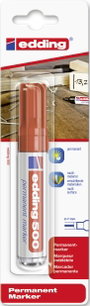 Edding edding 500 4-500002 Permanent marker Piros Vízálló: Igen bélyegkép