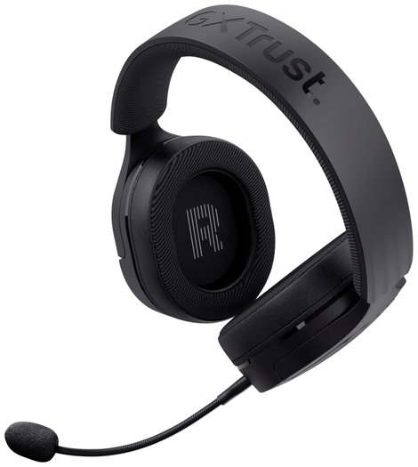 Trust GXT491 FAYZO Gamer Over Ear headset Bluetooth® Virtual Surround Fekete Surround hangzás, Mikro 4. kép