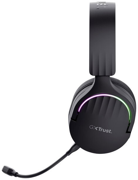 Trust GXT491 FAYZO Gamer Over Ear headset Bluetooth® Virtual Surround Fekete Surround hangzás, Mikro 6. kép