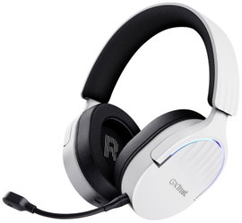 Trust GXT491 FAYZO Gamer Over Ear headset Bluetooth® Virtual Surround Fehér Surround hangzás, Mikrof