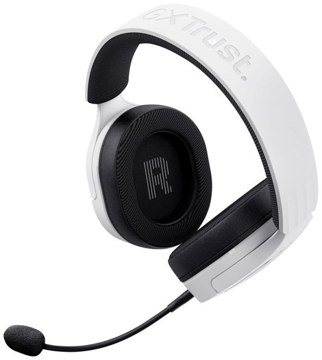 Trust GXT491 FAYZO Gamer Over Ear headset Bluetooth® Virtual Surround Fehér Surround hangzás, Mikrof 4. kép