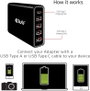 club3D Club 3D USB-s töltőállomás Aljzat dugó USB-C® alj, USB 2.0 alj, A típus 5. bélyegkép