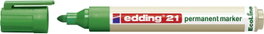 Edding edding 21 permanent marker EcoLine 4-21004 Permanent marker Zöld Vízálló: Igen