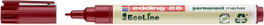 Edding e-25 EcoLine 4-25002 Permanent marker Piros Vízálló: Igen
