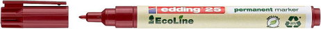 Edding e-25 EcoLine 4-25002 Permanent marker Piros Vízálló: Igen 2. kép