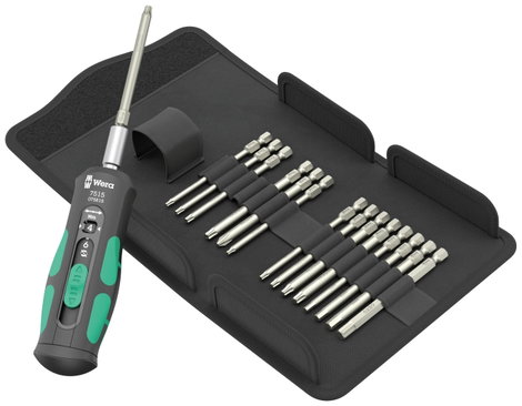 Wera 7515/16 Kraftform Safe-Torque Speed Universal 1 05075851001 Bit készlet 16 részes Kereszthornyú
