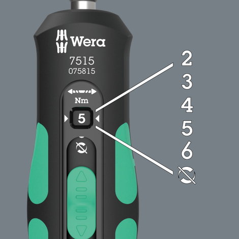Wera 7515/16 Kraftform Safe-Torque Speed Universal 1 05075851001 Bit készlet 16 részes Kereszthornyú 2. kép