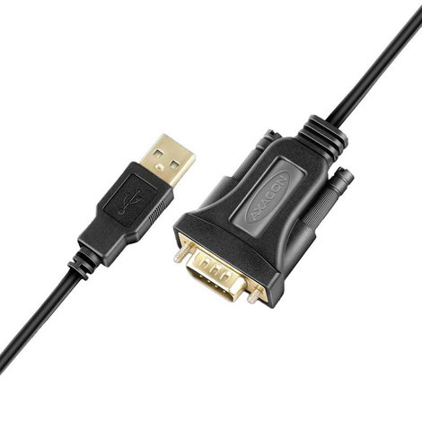 AXAGON USB 2.0 Átalakító kábel [1x RS232 dugó - 1x USB 2.0] ADS-1PQN 2. kép