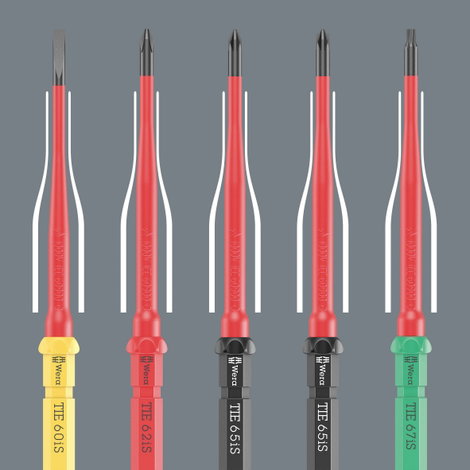 Wera 05006617001 Bit csavarhúzó VDE 26 részes Kereszthornyú Phillips, Kereszthornyú Pozidriv, TORX, 3. kép