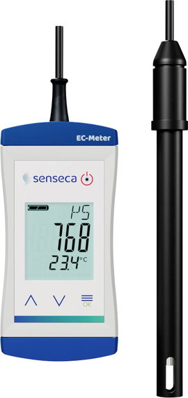 Senseca ECO 522 Vezetőképesség mérő műszer Vezetőképesség, Sótartalom, Hőmérséklet, Oxigén