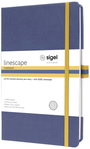 Sigel linescape LS104 Jegyzettömb kockás Kék Lapok száma: 88 DIN A5 álló 2. bélyegkép