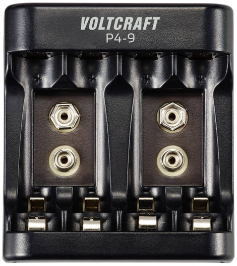 VOLTCRAFT P4-9 Hengeres akku töltő NiMH Mikro (AAA), Ceruza (AA), 9 V-os 2. kép
