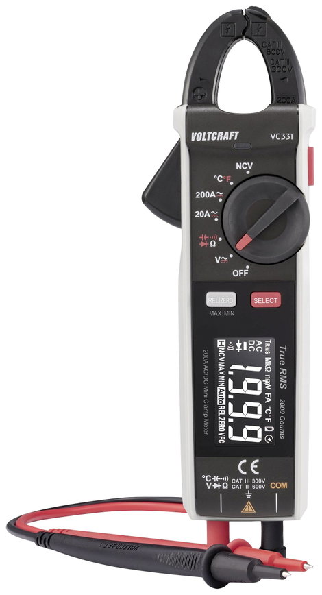 VOLTCRAFT klíma mérőműszer készlet, Infra hőmérő Optika 20:1 -40 - +800 °C Pirométer 3. kép
