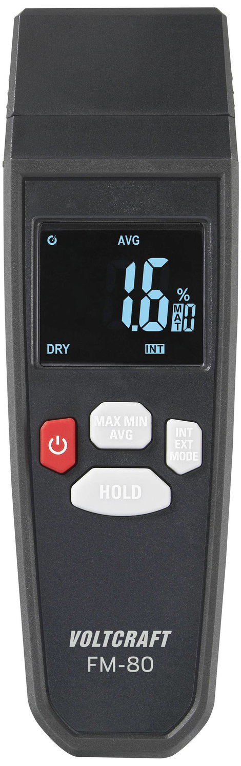 VOLTCRAFT FM-80 Anyagnedvesség mérő Mérési tartomány (épület nedvességtartalom) 0.20 - 2.0 % Mérési 2. kép