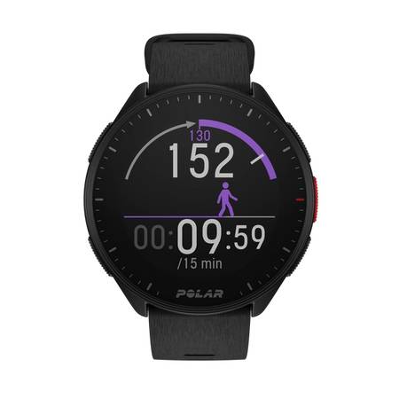 Polar Pacer GPS-es futó óra 45 mm S/L Fekete