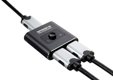 2 portos kétirányú HDMI átkapcsoló 3840 x 2160 pixel, SpeaKa Professional SP-BDS-120 5. kép