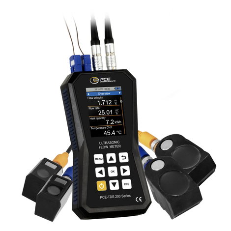 PCE Instruments Ultrahangos érzékelő PCE-TDS 200+ SM Üzemi feszültség: 5 V Mérési tartomány: 0 - 32