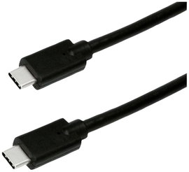 Roline green USB C kábel USB 3.2 Gen2 (USB 3.1 Gen2) USB-C® dugó 0.50 m Fekete Árnyékolt, Halogénmen
