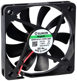 Sunon MF60101V2-1000U-A99 Axiális ventilátor 12 V/DC 24.29 m³/óra (H x Sz x Ma) 10 x 60 x 60 mm