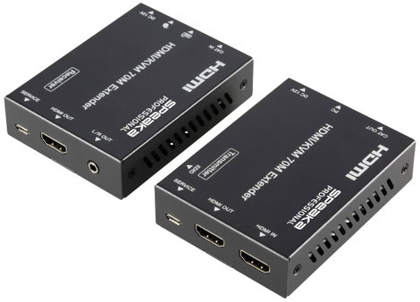 SpeaKa Professional SP-11562928 1 port HDMI extender készlet Számítógéppel vezérelhető 4096 x 2160 p 2. kép