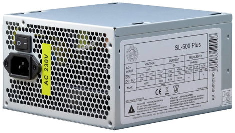 Inter-Tech SL-500 Plus Számítógép tápegység 500 W 3. kép