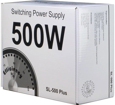 Inter-Tech SL-500 Plus Számítógép tápegység 500 W 6. kép