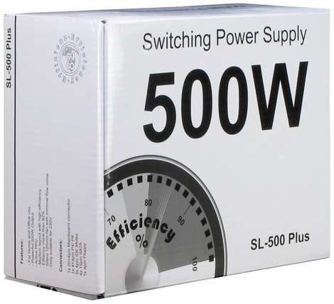 Inter-Tech SL-500 Plus Számítógép tápegység 500 W 7. kép