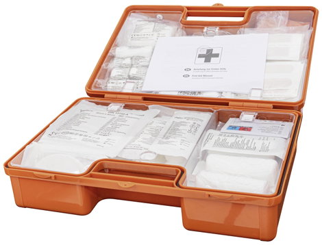 Petex 43924035 Elsősegély táska DIN 13169 350 x 140 x 240 Narancs 2. kép