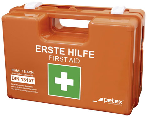 Petex 43924135 Elsősegély táska DIN 13157 280 x 115 x 200 Narancs
