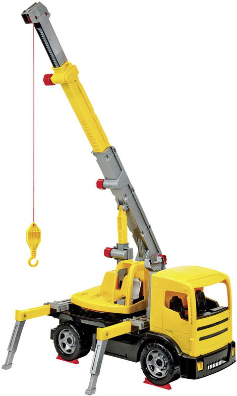 Lena GIGA TRUCKS darus teherautó sárga 6. kép