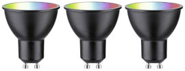 29153 Paulmann Home LED-es fényforrás GU10 EEK: F (A - G) 4.8 W RGBW Fekete (matt)