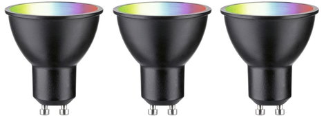 29153 Paulmann Home LED-es fényforrás GU10 EEK: F (A - G) 4.8 W RGBW Fekete (matt) 2. kép