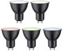 29153 Paulmann Home LED-es fényforrás GU10 EEK: F (A - G) 4.8 W RGBW Fekete (matt) 4. bélyegkép